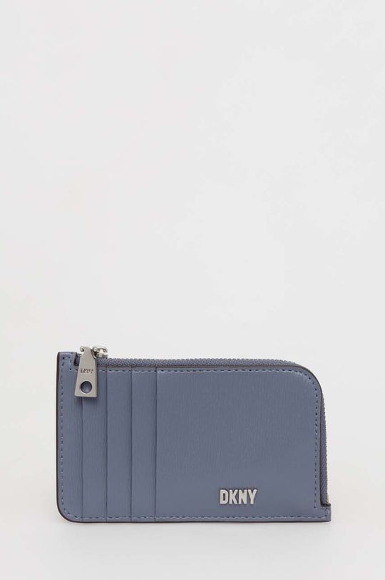 stalowy niebieski Dkny portfel Damski