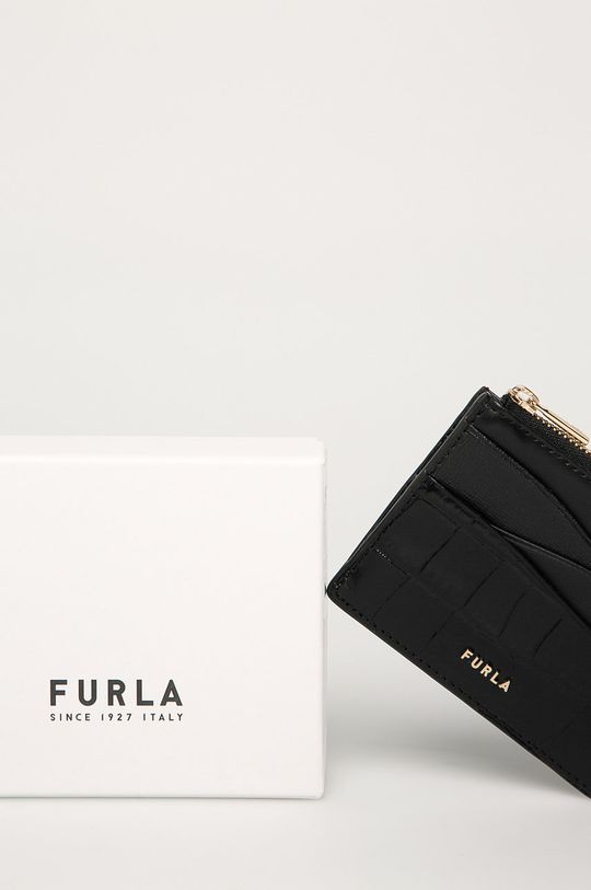 čierna Furla - Kožená peňaženka Armonia