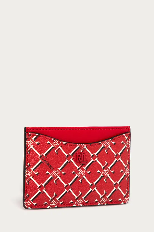 červená Lauren Ralph Lauren - Kožená peňaženka