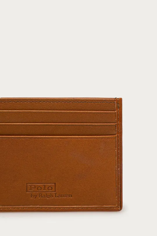 Polo Ralph Lauren - Kožená peňaženka hnedá