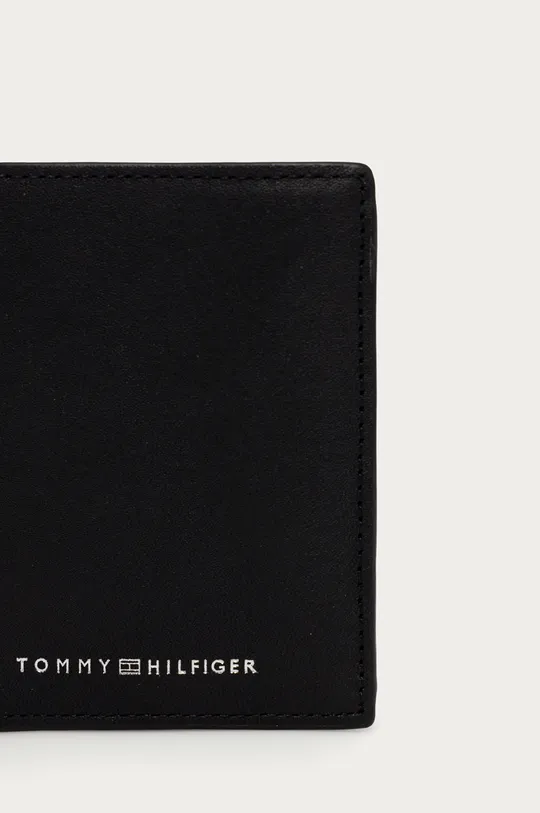 чорний Шкіряний гаманець Tommy Hilfiger