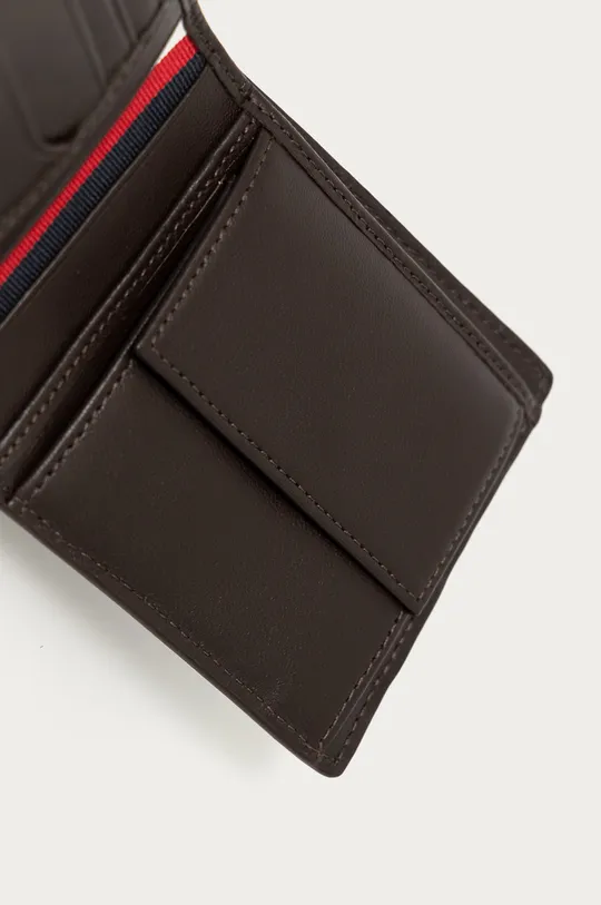 Tommy Hilfiger - Шкіряний гаманець коричневий