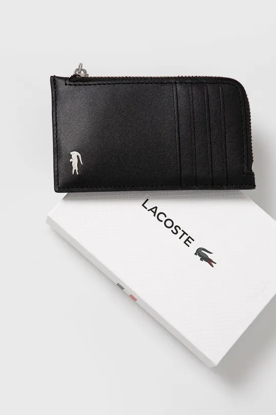 čierna Peňaženka Lacoste