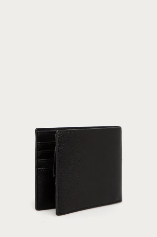 Emporio Armani - Шкіряний гаманець чорний