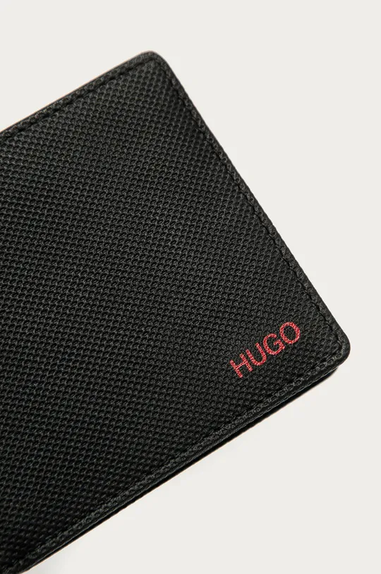 Hugo - Кожаный кошелек чёрный