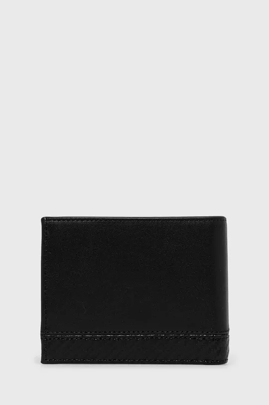 чёрный Кожаный кошелек Calvin Klein