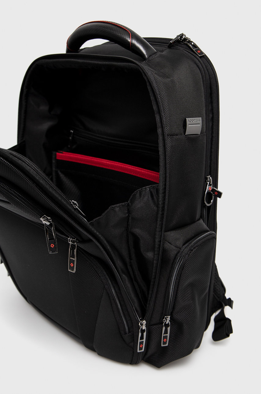 Samsonite Plecak, męski kolor czarny duży gładki | Answear.com