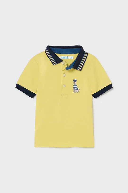 žltá Mayoral - Detské polo tričko Chlapčenský