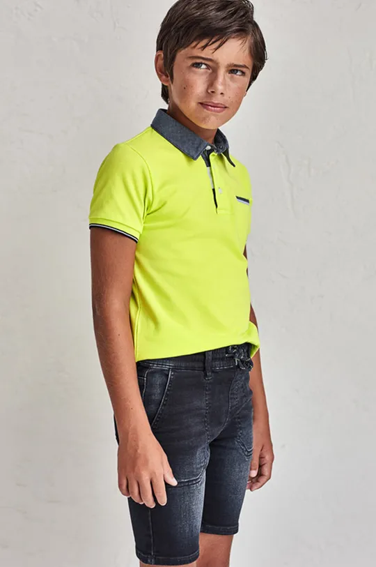 zelená Mayoral - Detské polo tričko 128-172 cm Chlapčenský