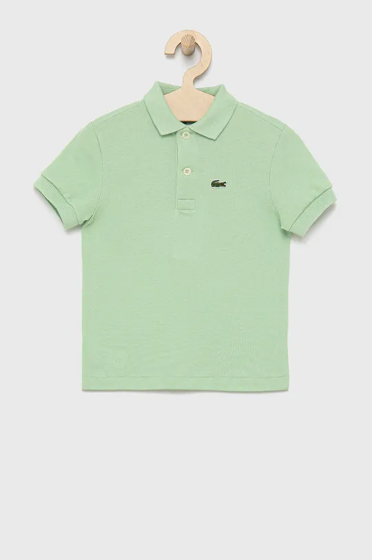 πράσινο Παιδικά βαμβακερά μπλουζάκια πόλο Lacoste Για αγόρια