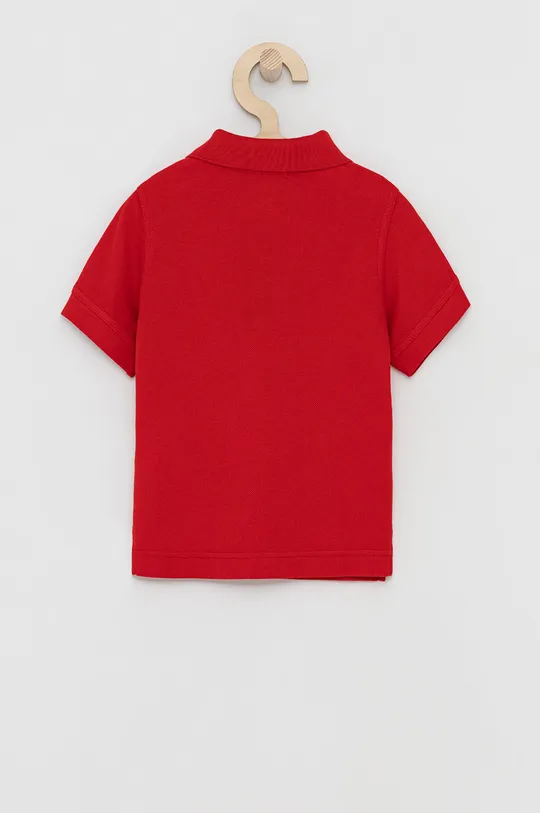 Detské polo tričko United Colors of Benetton červená