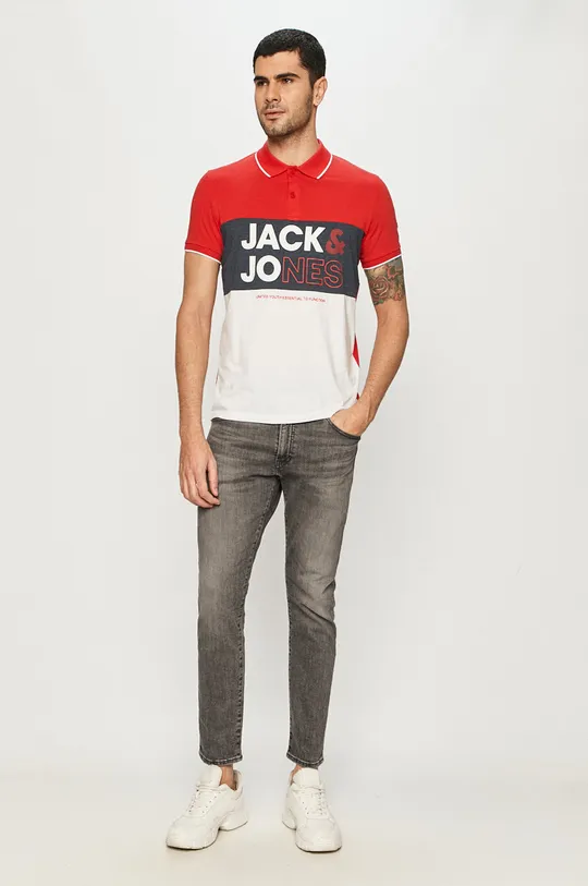 Jack & Jones - Polo tričko červená