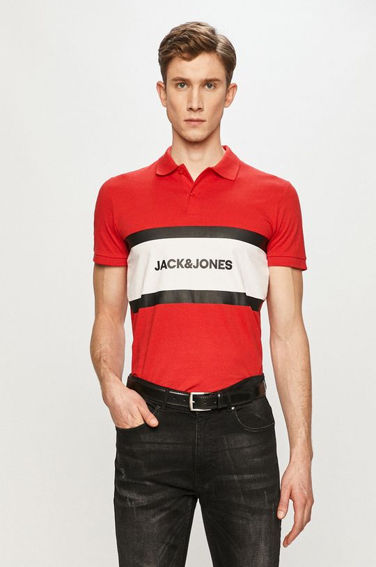 červená Jack & Jones - Polo tričko