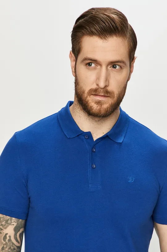 modrá Polo tričko Tom Tailor