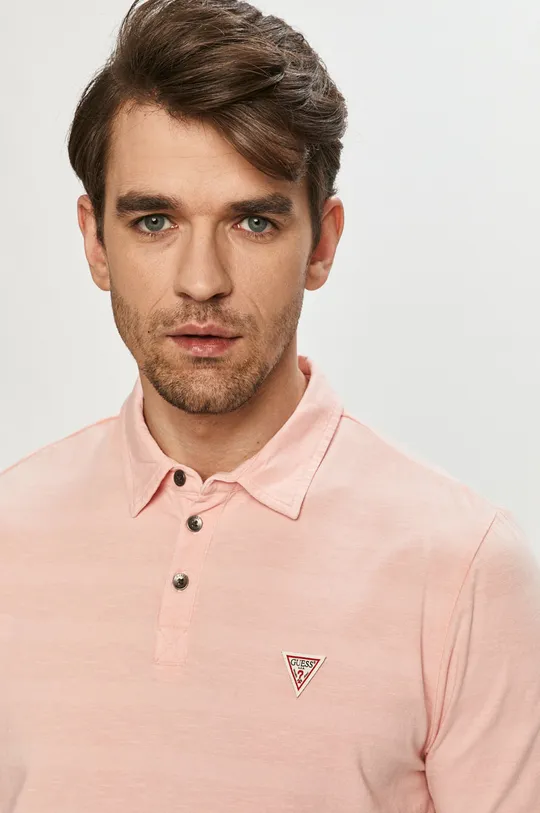 ružová Guess - Polo tričko