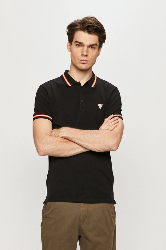 čierna Guess - Polo tričko