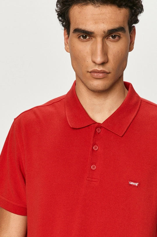 czerwony Levi's Polo