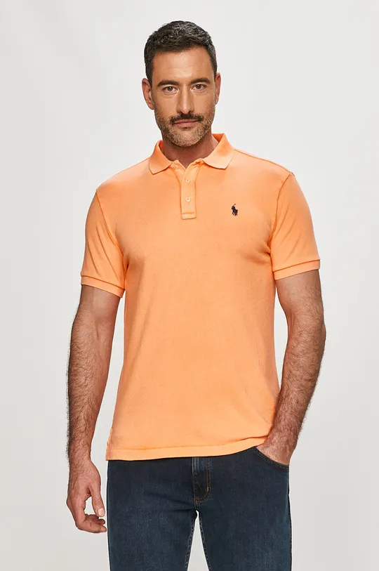 oranžová Polo Ralph Lauren - Polo tričko Pánsky