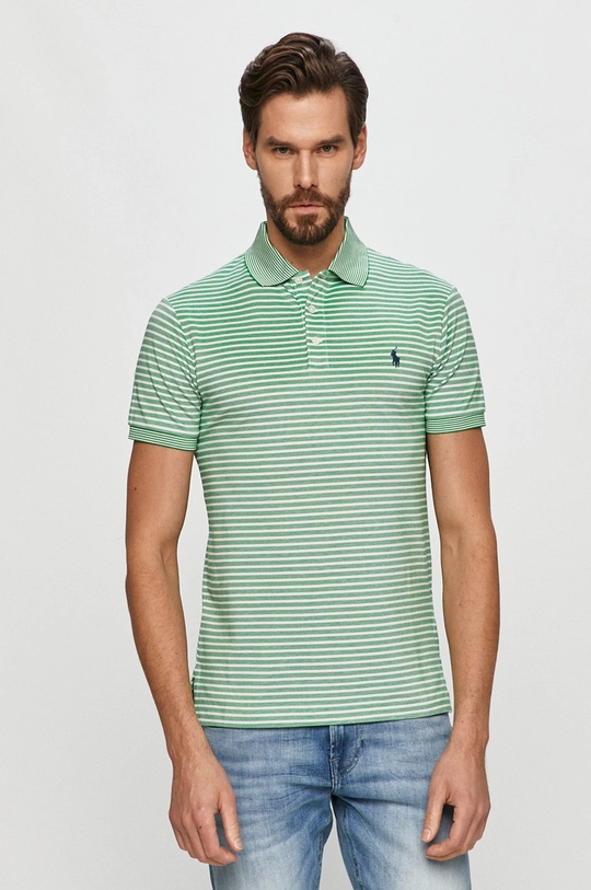 zielony Polo Ralph Lauren - Polo 710823277004 Męski