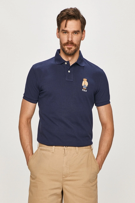 tmavomodrá Polo Ralph Lauren - Polo tričko Pánsky