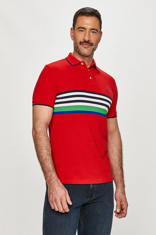 червен Polo Ralph Lauren - Тениска с яка