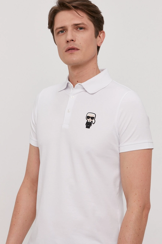 biały Karl Lagerfeld Polo 511221.745021