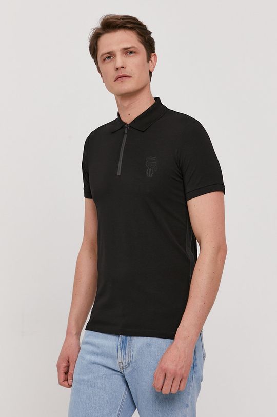 čierna Karl Lagerfeld - Polo tričko