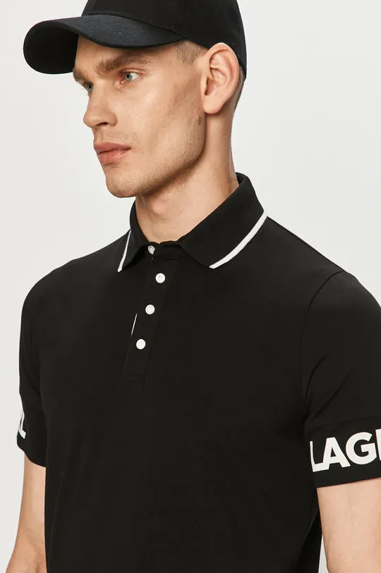čierna Karl Lagerfeld - Polo tričko