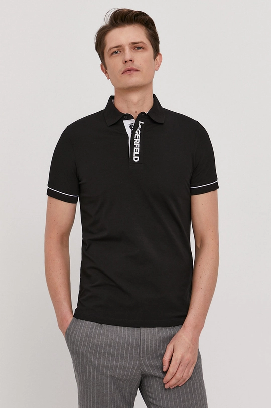 czarny Karl Lagerfeld Polo 511221.745017