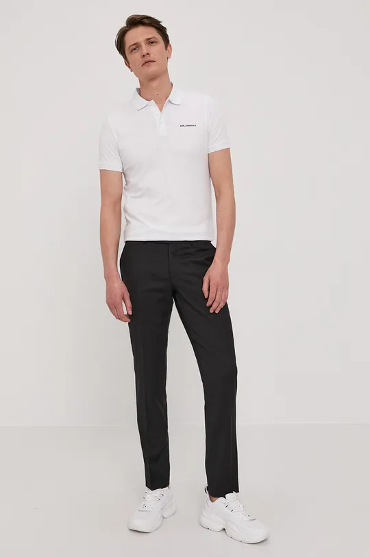 Karl Lagerfeld Polo 511221.745015 biały