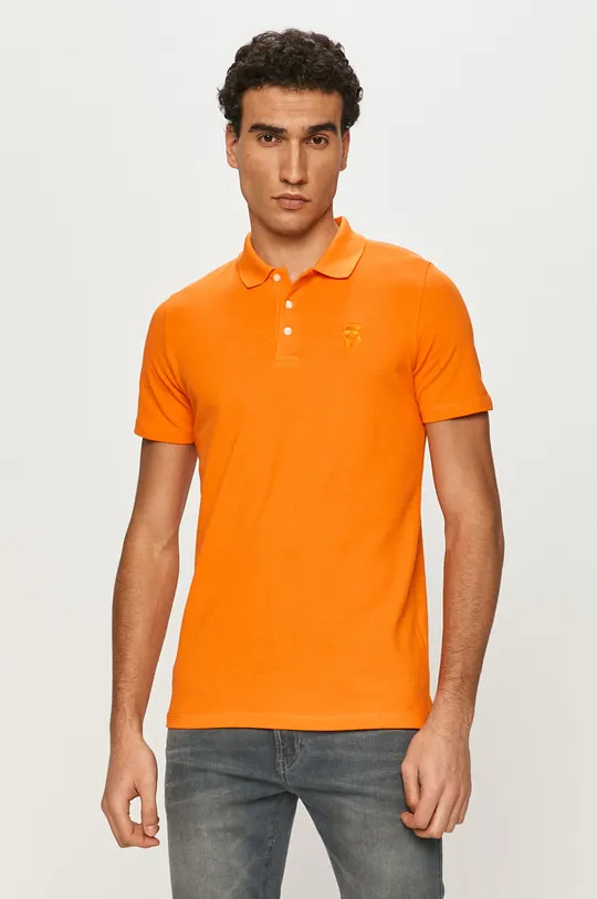 oranžová Polo tričko Karl Lagerfeld Pánsky