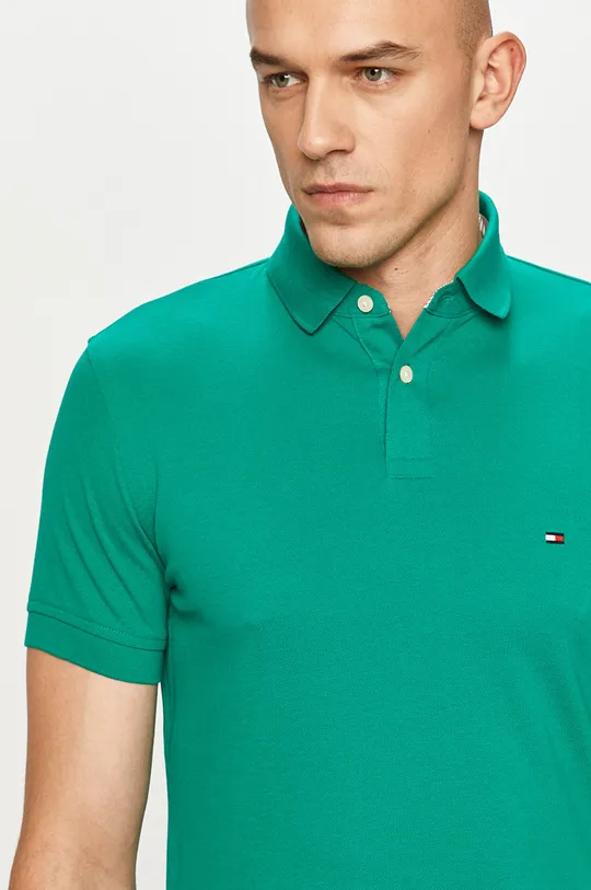 zelená Tommy Hilfiger - Polo tričko