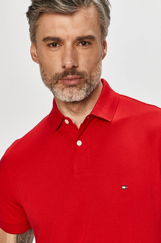 červená Tommy Hilfiger - Polo tričko