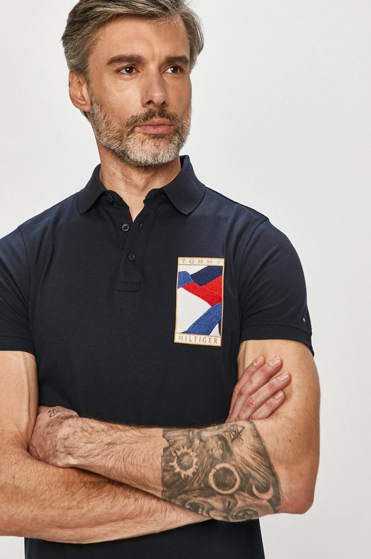 granatowy Tommy Hilfiger - Polo