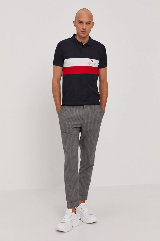 Tommy Hilfiger Polo granatowy