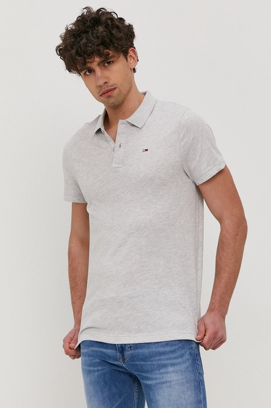 szary Tommy Jeans Polo DM0DM10322.4891 Męski