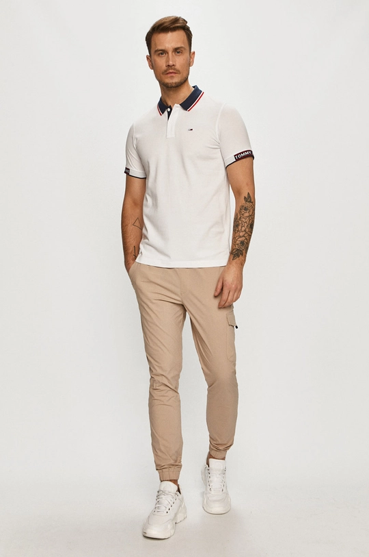 Tommy Jeans - Polo DM0DM10326.4891 biały