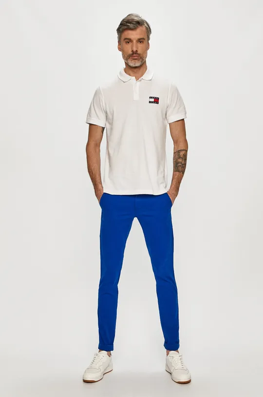 Tommy Jeans - Polo tričko biela