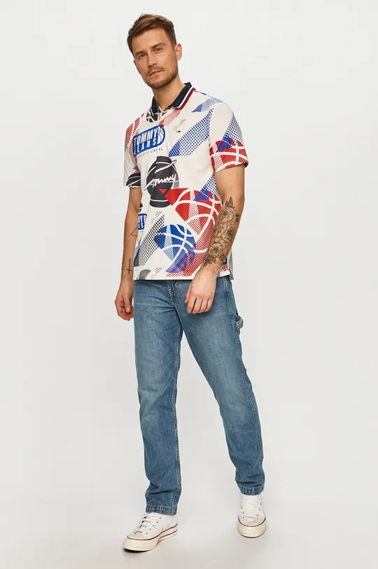 Tommy Jeans - Polo tričko viacfarebná