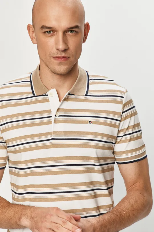 béžová Produkt by Jack & Jones - Polo tričko Pánsky