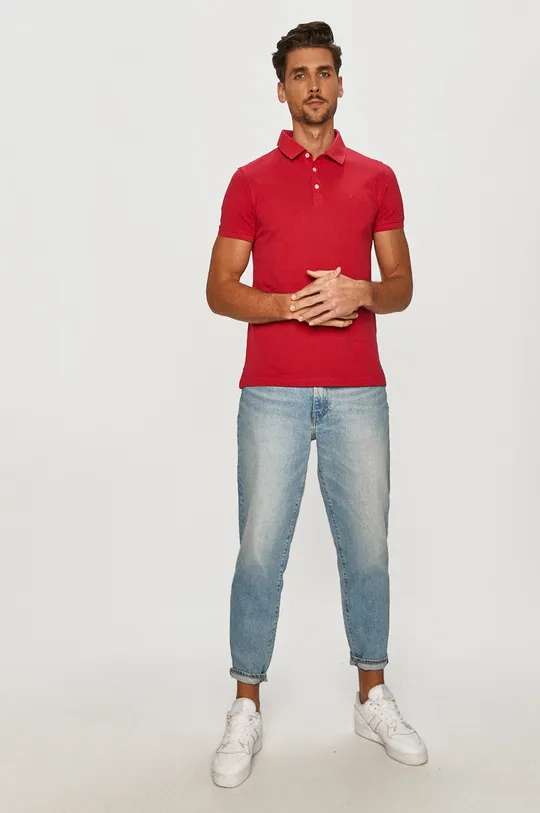 Trussardi Jeans - Polo tričko ružová