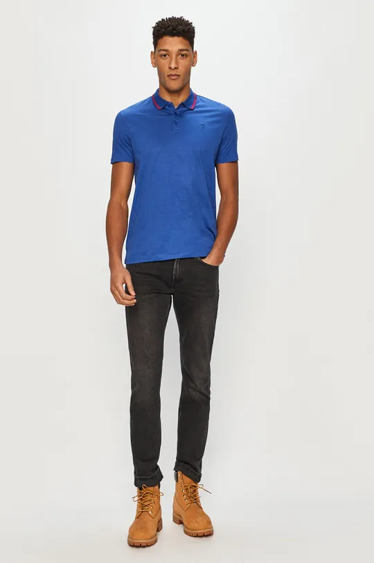 Trussardi Jeans - Polo tričko modrá
