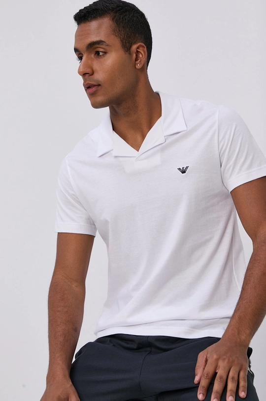 biały Emporio Armani Polo 211837.1P472 Męski