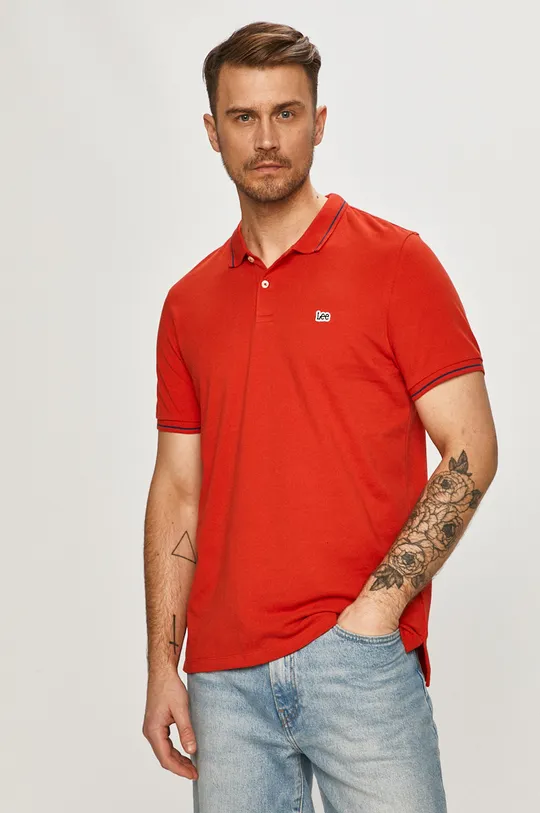 červená Lee - Polo tričko Pánsky