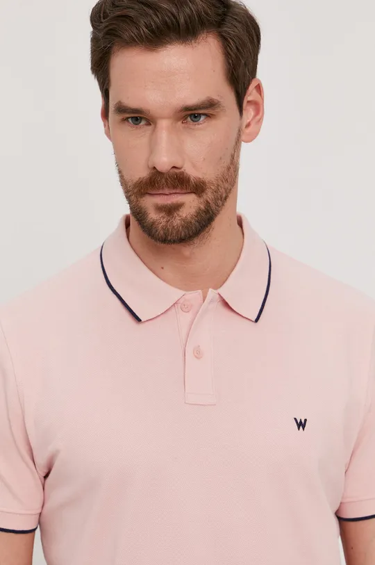 ružová Polo tričko Wrangler