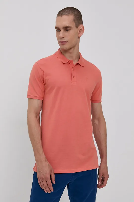oranžová Polo tričko Tom Tailor Pánsky