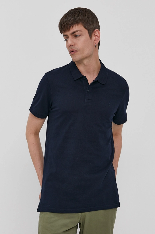 tmavomodrá Polo tričko Jack & Jones