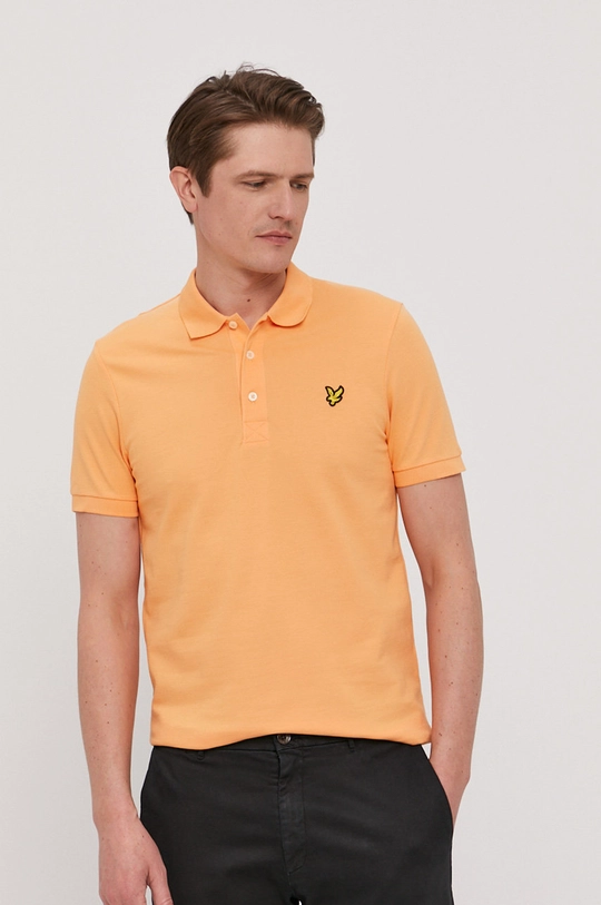 oranžová Polo tričko Lyle & Scott Pánsky