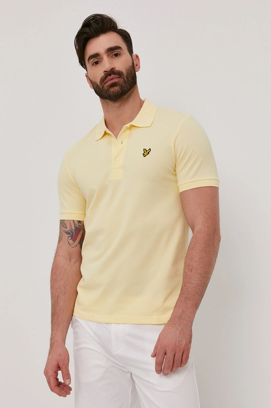 Polo tričko Lyle & Scott žltá