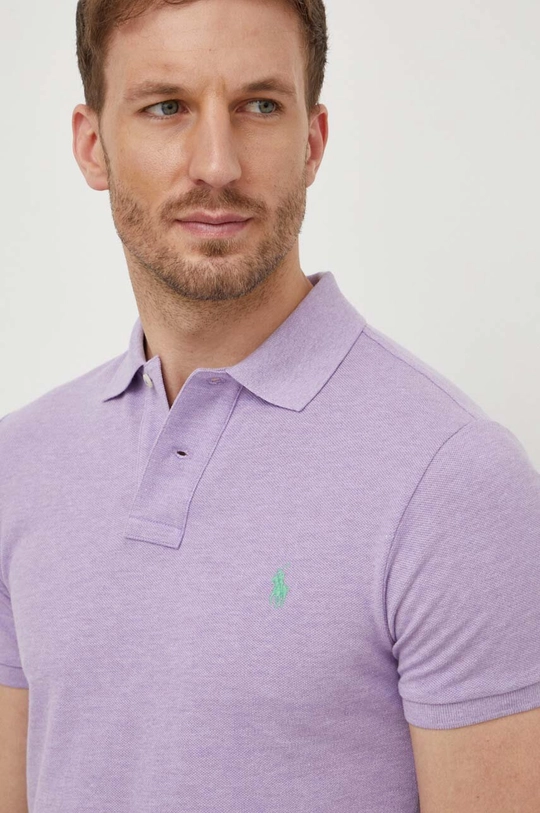 violetto Polo Ralph Lauren polo in cotone Uomo